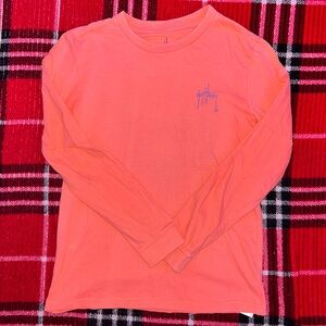 Men’s peach ‘Guy Harvey’ long-sleeve t-shirt !